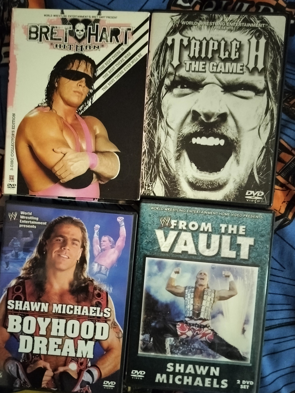 WWE DVD Collector Set — Pink, Black, White & HHH